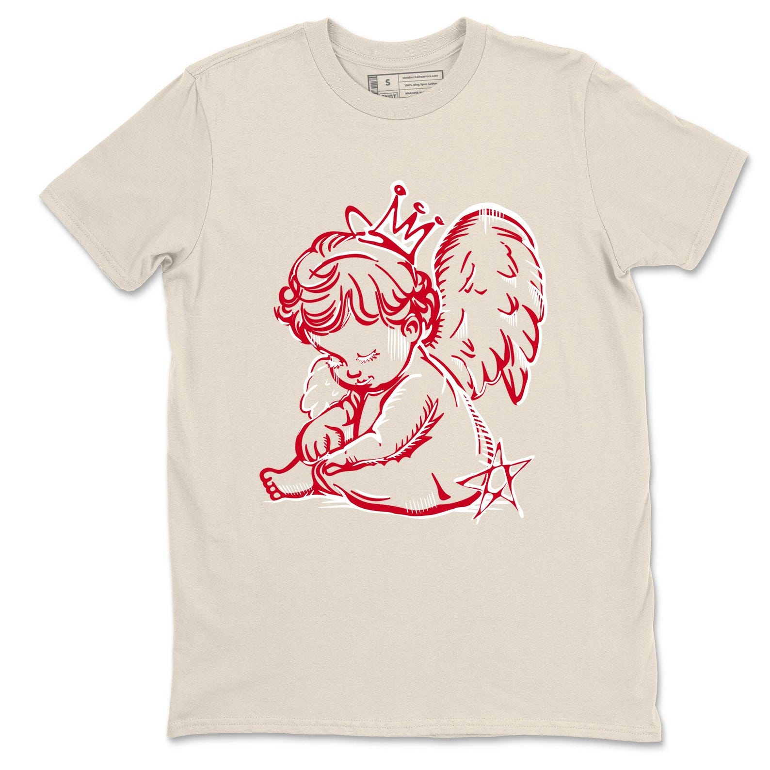 Neon Angel graphic Tee. Perfect as a Valentine’s Day gift. 4s Valentines Day M