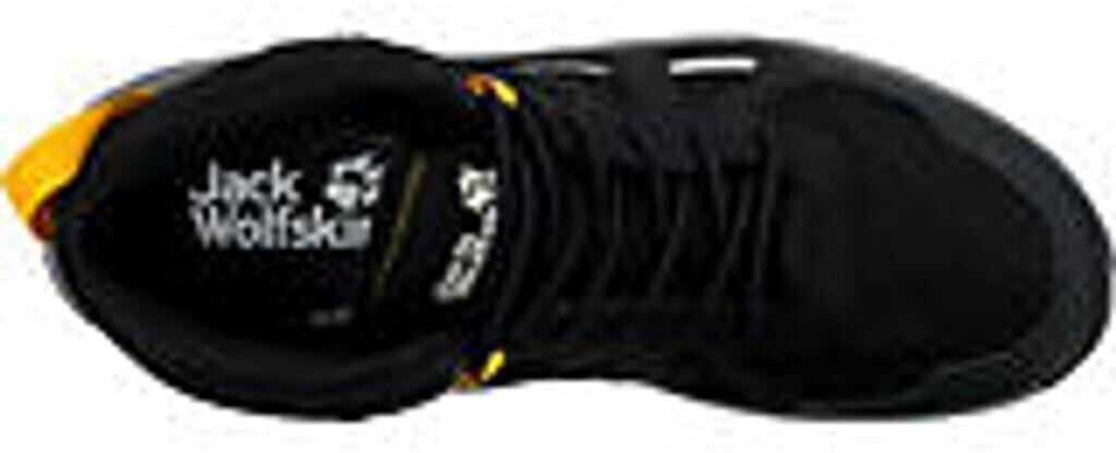 Hiking Shoes Jack Wolfskin Woodland 2 Texapore Mid (4051261) Black/burly Yellow XT