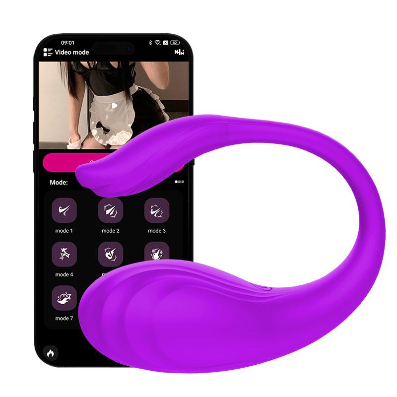 APP Remote Control Vaginal G-spot Panty Wearable Vibrator, Long Distance 9 Vibrations Kegel Ball Stimulator For Women Sex Toy