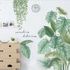 Zöld Levelek Fali matricák Trópusi Növények Falimatrica Vinil falmatricák Ajtófestmények Háttérképek