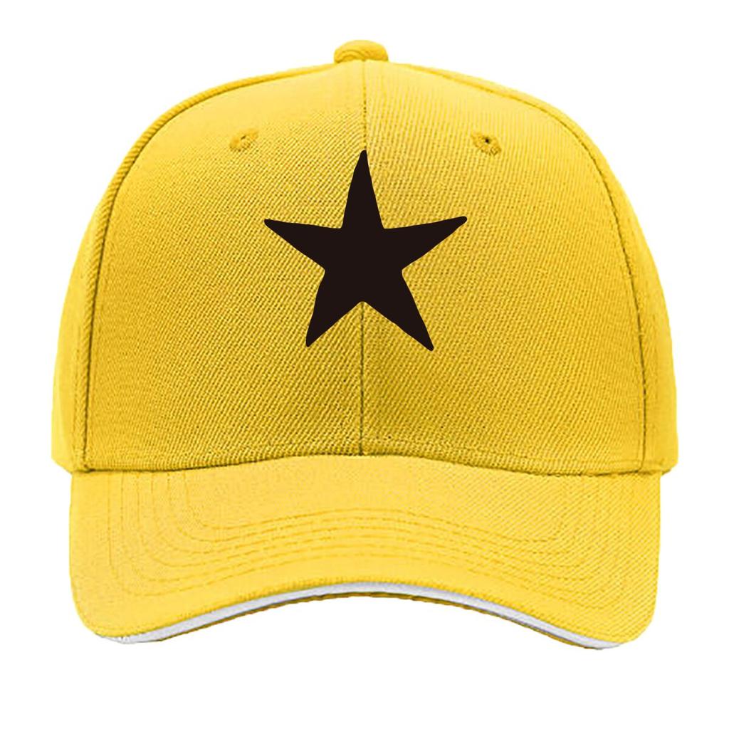 Black Pentagram Cap Unisex Baseball Hat FivePanel Hat Adjustable Size Suitable for Outdoor Acti Sandwich Baseball Cap