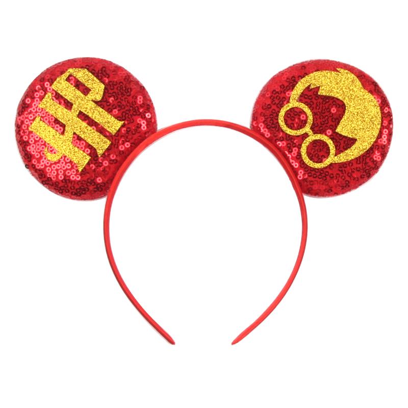 

Новейший ободок с ушками Микки Мауса для детей и взрослых, фестивальная вечеринка, пайетки, бант, повязка на голову, женские аксессуары для волос для вечеринки для маленькой девочки