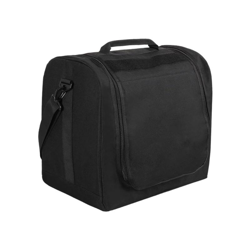 Spacious 24 Baseball Caps Storage Bag Protective Polyester Construction Nonslip Base Hat Organizer for Collectors 1 чёрный