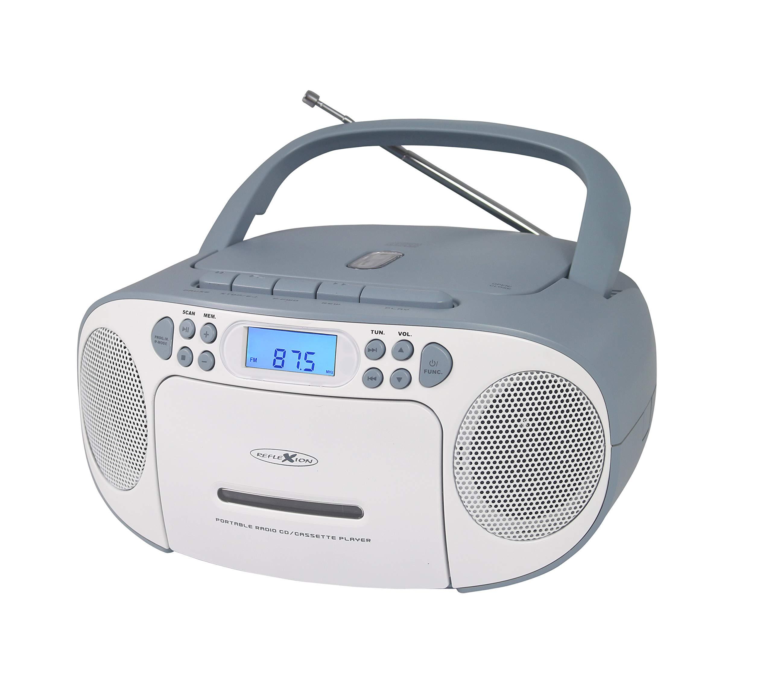 Reflexion Rcr2260bl Radio-Cd-Player Fm Aux, Cd, Kassette Blau-Weiß - Bild 5