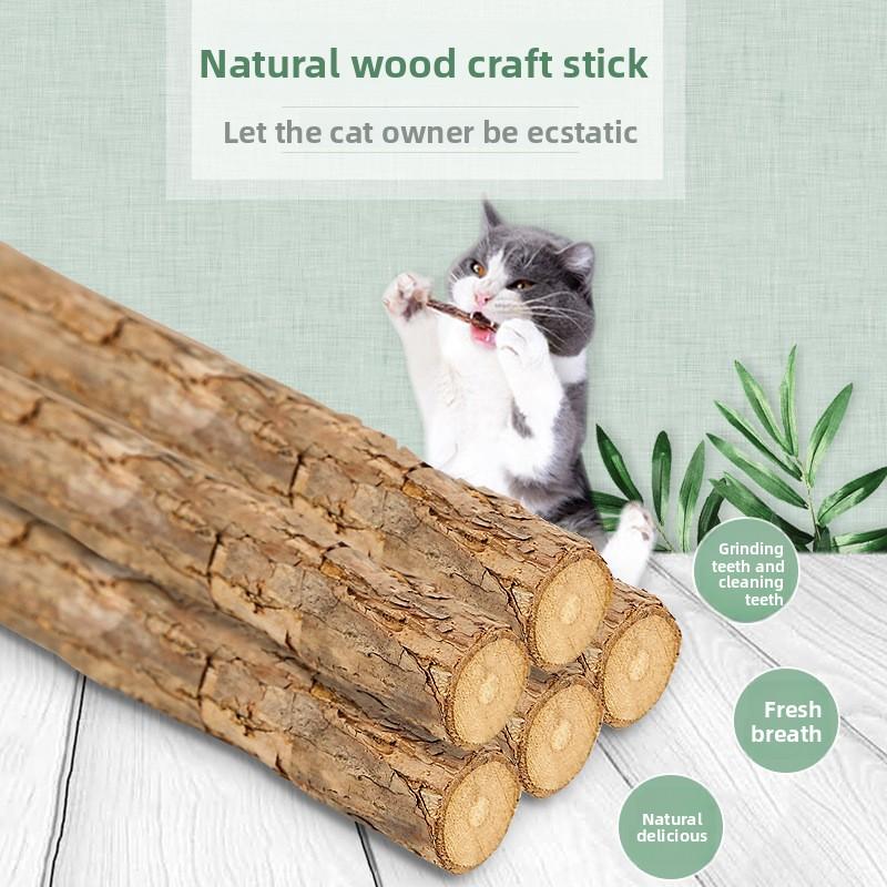 Cat Chewing Stick Natural Snack 5-Pack for Teeth Cleaning - Cat Toy