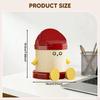 Desk Bin, Waste Storage Cute Bin with Lid for Living Room, , Vanity, Kitchen,
