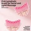 Pink Crystal Lymphatic Contour Face Brush Portable Multi-function Contour Massager for Jawline Chin Reduce Puffiness