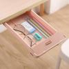 Under-Desk Hidden Drawer Organizer for Office Supplies