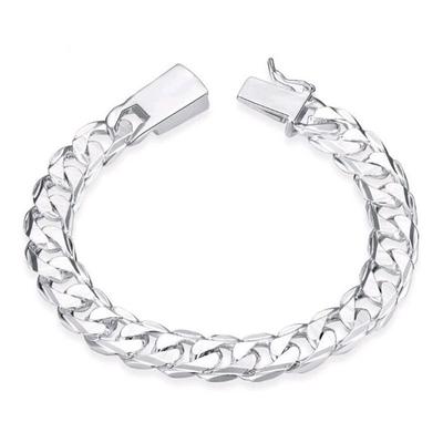 High Quality Fashion 925 Silver Bracelets Charm 7 .5mm Chain Men Women Wedding Giftfactory Price