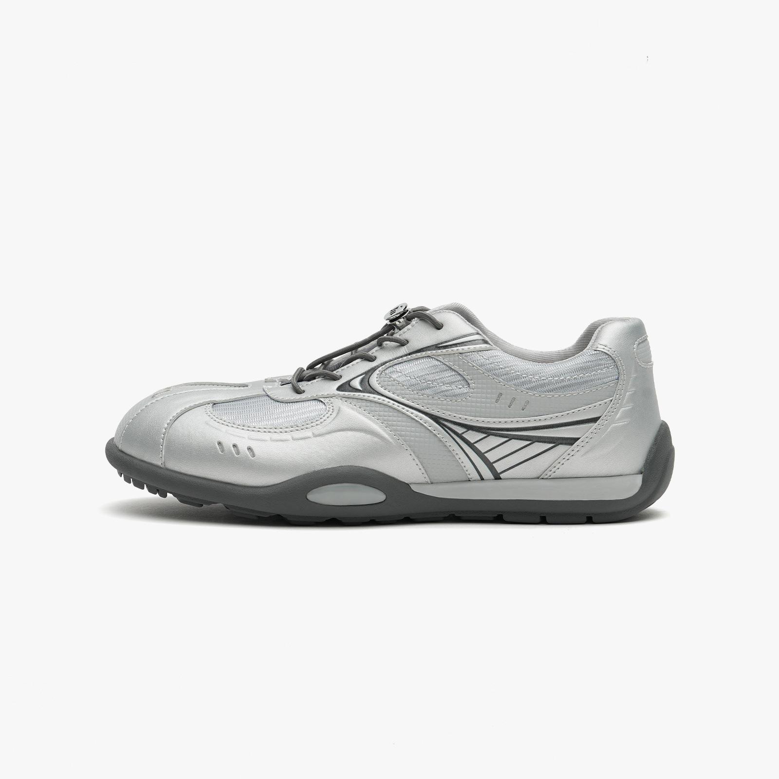 

Thick-soled inner height increase German training shoes women s 2025 summer new mesh breathable sports casual shoes racing shoes ins tide 40 серебряный