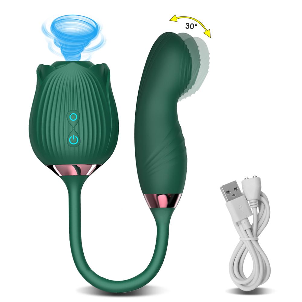 Powerful Rose Sucking Vibrator Female Clitoris Clit Sucker Vacuum Nipple Stimulator Love Egg Sexy Toys Goods for Women Adults