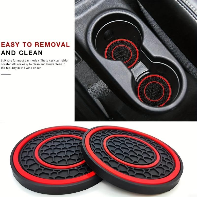 2-Pack, advanced central controller | Anti-skid and dustproof, red and black color scheme design - perfectly protect the car interior