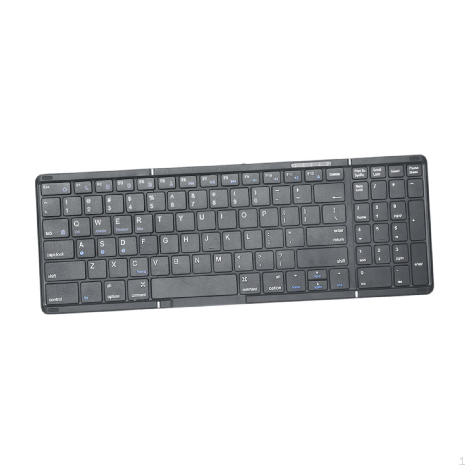 

Беспроводная складная клавиатура маленькая с тачпадом для компьютера Window Tablet Number keys