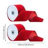 Christmas Ribbon 2 Rolls Packaging Wired Ribbon Double-Sided Christmas Velvet Ribbon Crafts Supplies Wide Ribbon For Handmade