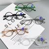 Mode Damen Lesebrille Herren Vintage Rund Stilvoller Rahmen Weitsicht Alterssicht Lesebrille +1.0 +2.0 +2.5 +3.0 +4.0