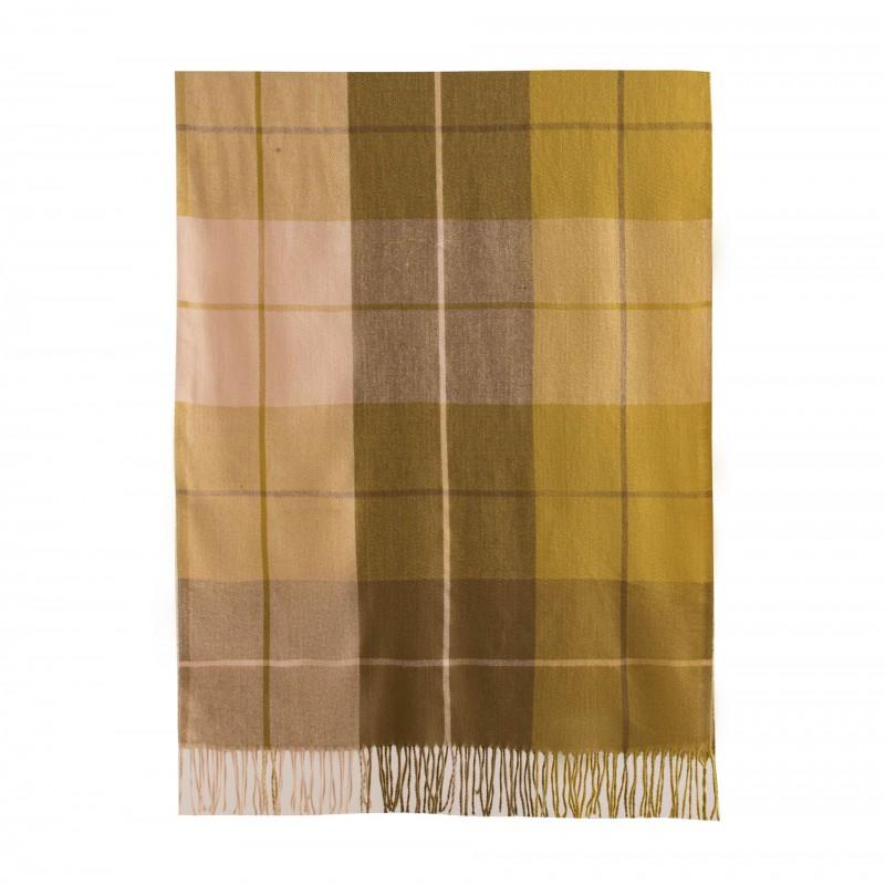 Womens Winter Plaid Scarf With Tassels Long Knitted Wrap Shawl Office Chic Casual Wear