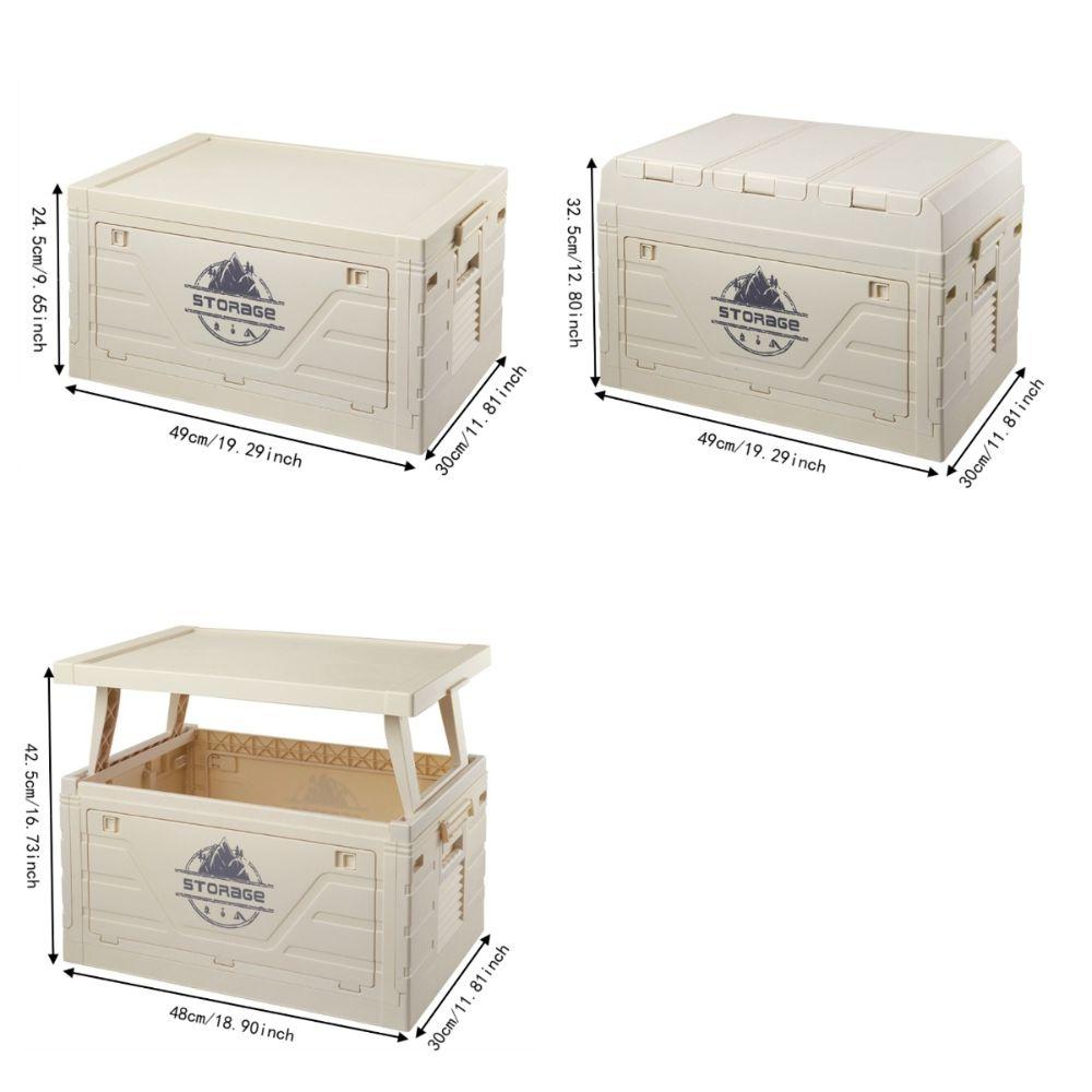 Multi-functional Storage Box with Table Heavy Duty Picnic Table with Storage  Car Trunk