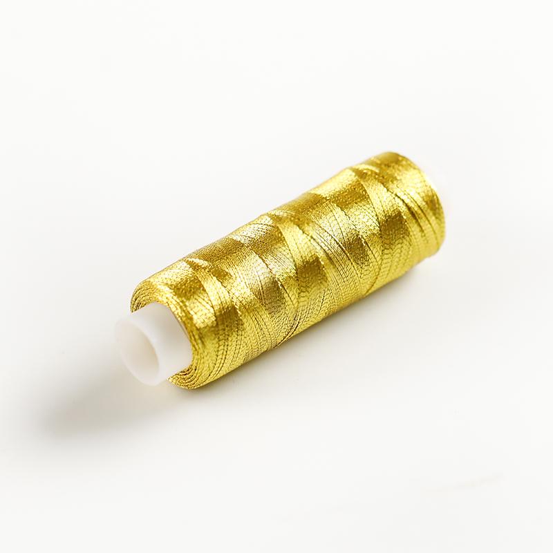200 Yarns Handmade DIY Patchwork Household Sewing Machine Sewing Thread Embroidery Thread Gold Silver Thread TJ9757