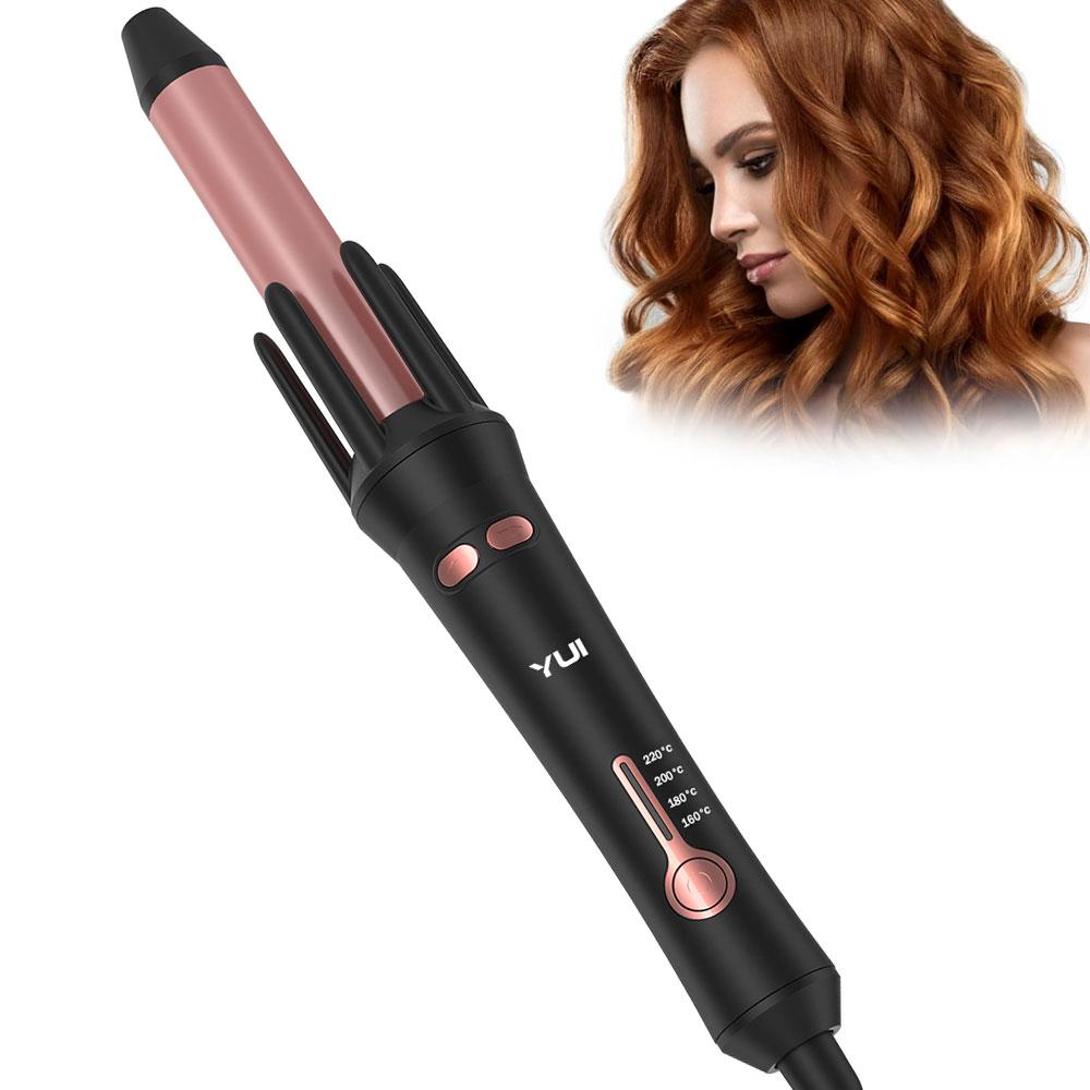Arricciacapelli in ceramica rotante automatico, strumento per lo styling dei capelli, ferro arricciacapelli, ferro arricciacapelli, arricciacapelli ad aria, arricciacapelli e onde per capelli