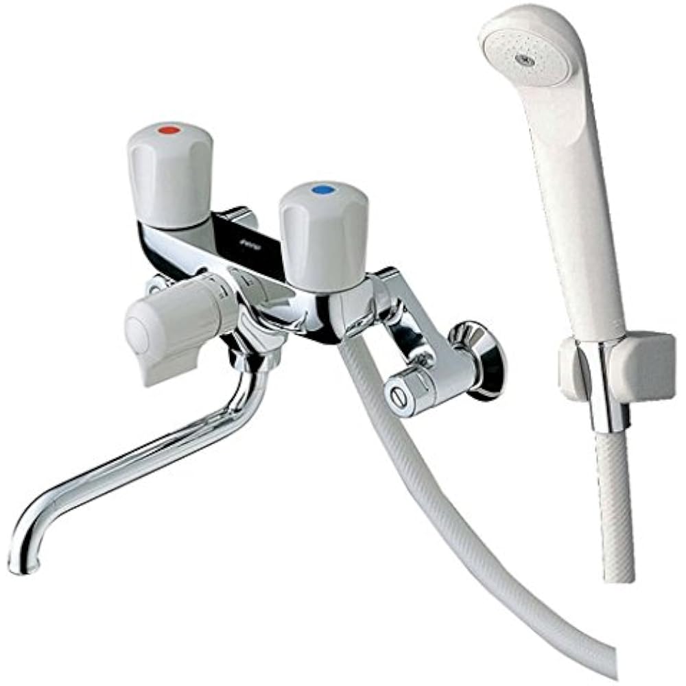 TOTO TMS20CZ Bathroom Wall Mount 2-Handle Shower Bracket with Temporary Water Stop [for Cold Regi...