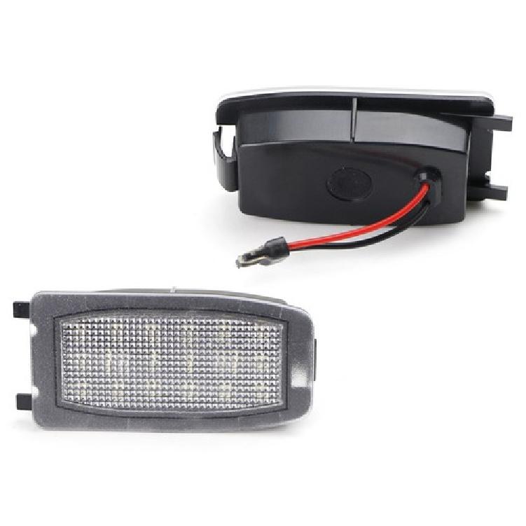 White LED Under Side Mirror Puddle Lights For Land Rover Range Rover LR2 LR3 LR4