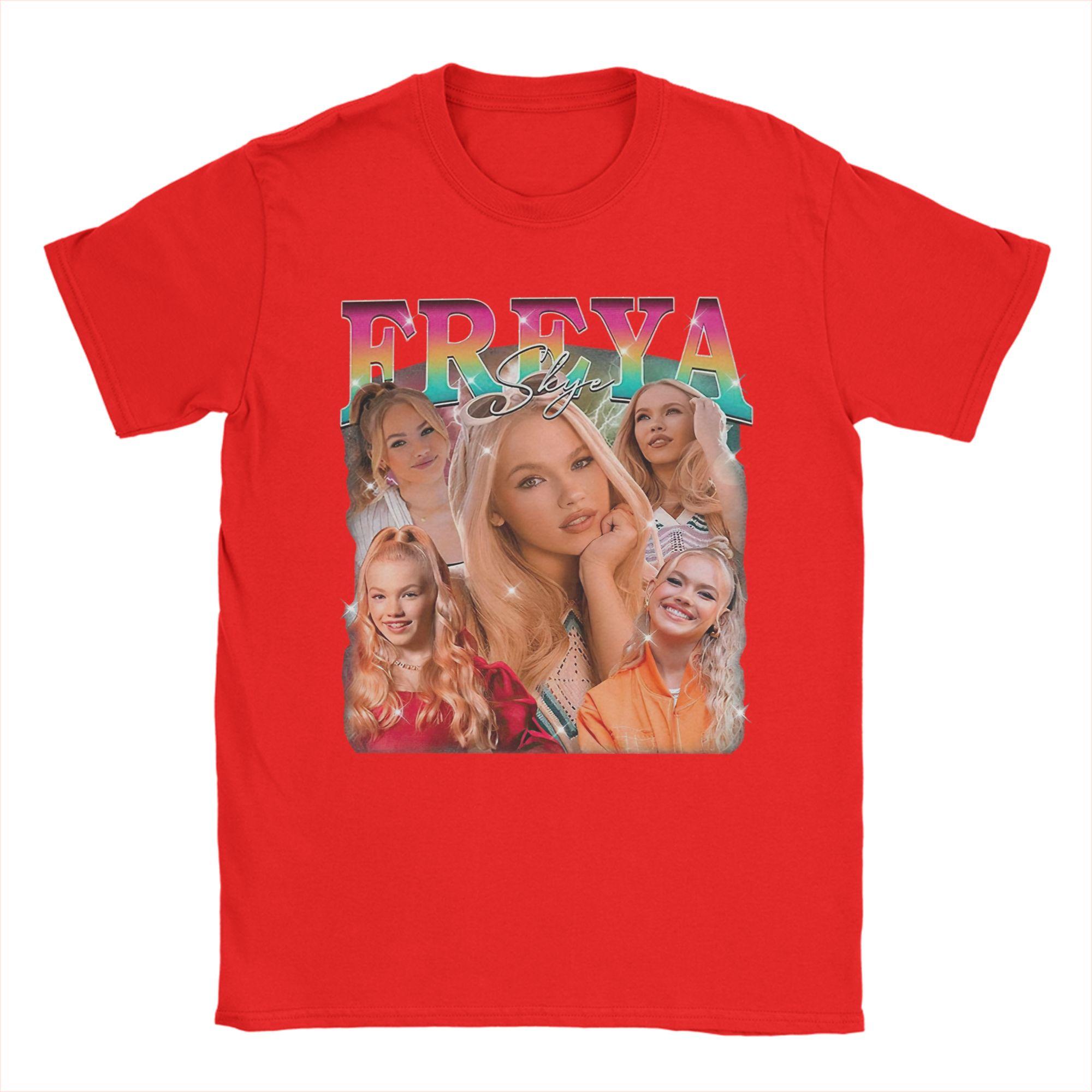 

Freya Skye Unisexs T Shirts Novelty Tee Shirt Short Sleeve Crewneck TShirts Pure Cotton New Arrival Clothes L