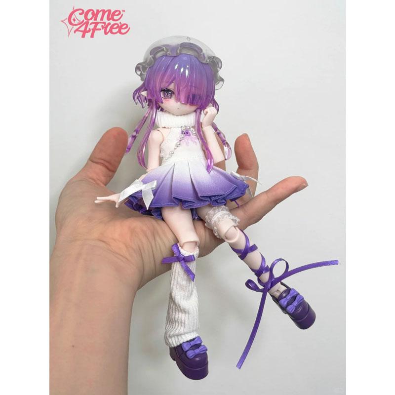 Genuine Come4free Minty V2 Ocean Gem Series 1/8 Bjd Blind Box Kawaii Movable Doll Action Figure Decoration Set Figure Gift