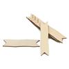 10pcs/lot Wood Gift Tags Cutouts Slices, Blank Wooden Rectangular Arrowhead Shaped Tags for Painting Writting Handmade Tag