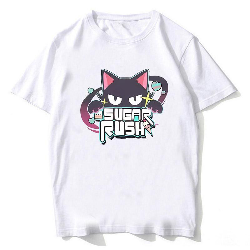 Anime Blue Archive T-Shirt Sugar Rush Lustig Herren Damen Kleidung Unisex Streetwear Manga Cosplay Kleidung Baumwolle Grafik T-Shirts