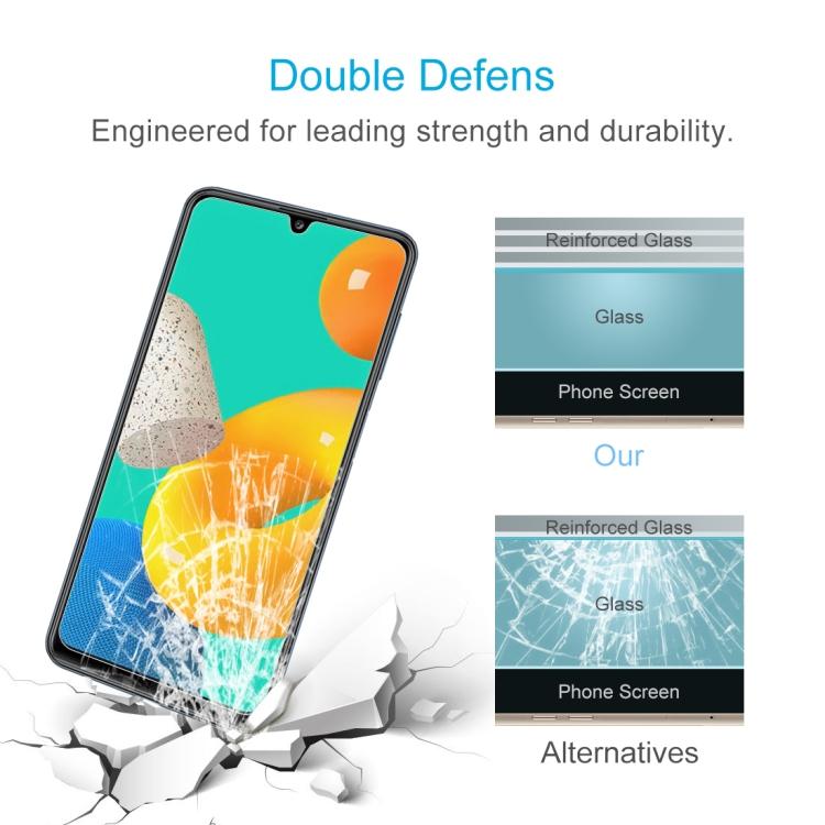 For Samsung Galaxy M32 4G 0.26mm 9H 2.5D Tempered Glass Film