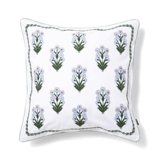 Francfranc EMB Flower Cushion Cover 4545cm Multi (B-014)