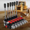 Hydraulic Directional Control Valve, 6 Spool Hydraulic Spool Valve, 11 GPM Hydraulic Loader Valve, 3600 PSI Directional Control Valve, Hydraulic