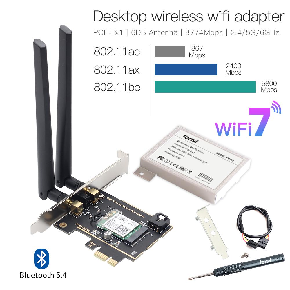 M.2 2230 WiFi Card PCIE Converter Adapter - Compatible with AX200/AX210/MT7922, for PC/Desktop Wireless Card Conversion