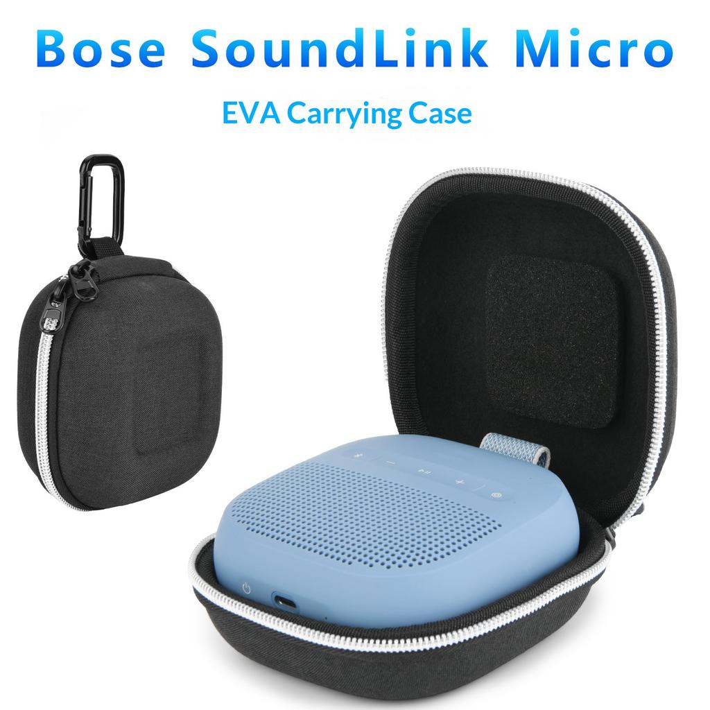 For Bose SoundLink Micro II Speaker Hard Storage Case Speaker Protect Box Anti-Scratch Protective Travel Carry Case Accessories