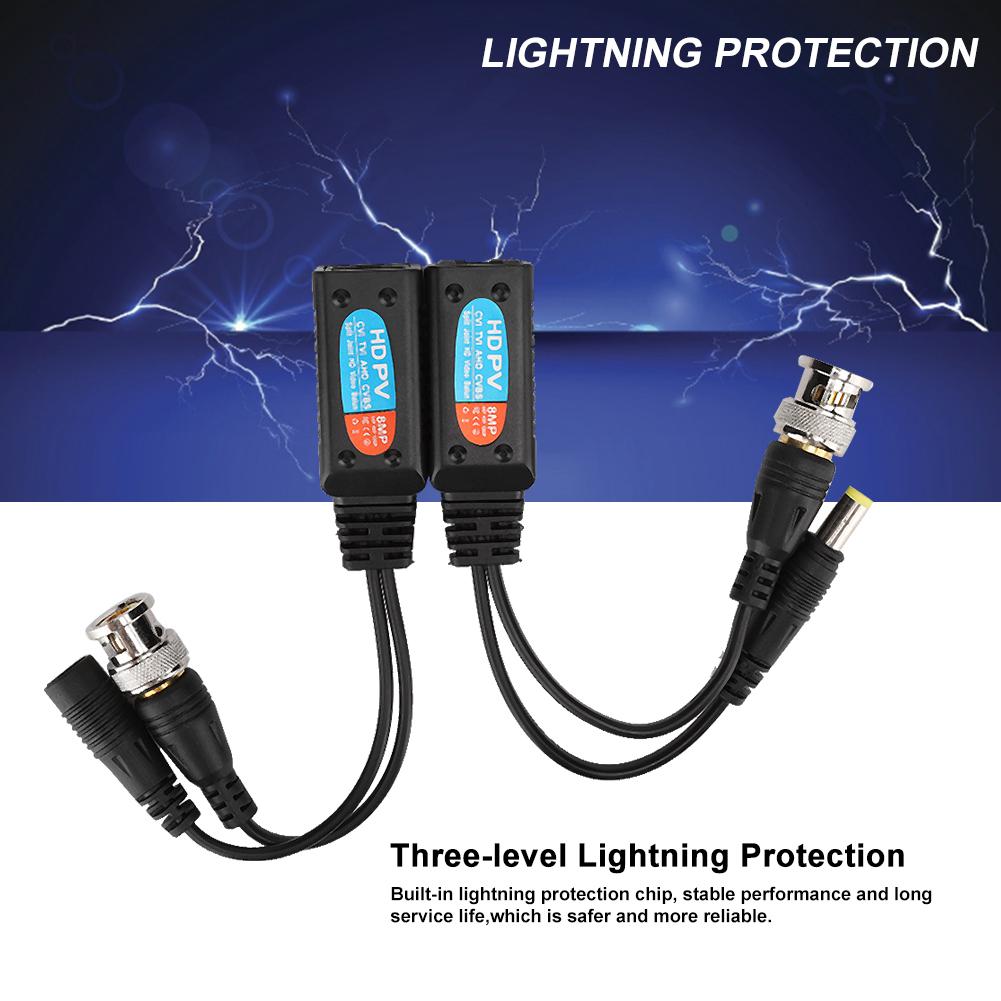 8MP CVIAHDTVICVBS Video Power Balun Transceive Twisted Pair Transmitter 12?48V