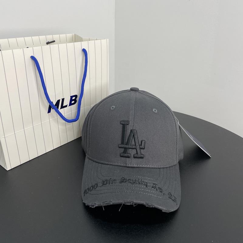 Verstellbare NY Yankees & LA Duckbill Baseballkappe mit festem Oberteil und großem Logo für Männer & Frauen