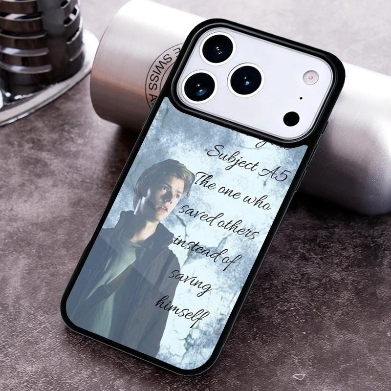 Newt Quotes The Maze Runner Phone Case for iPhone 17 16 15 Pro Max Air 14 13 12 11 Plus Shockproof Capa Cover