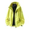 New high-quality couple models, men's and women's outdoor graphene three-in-one detachable jacket, windproof and waterproof for men and women