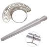 1/2pcs Metal Ring Sizer Guage Mandrel Finger Sizing Measure Stick Standard Tools Silicone Molds for Epoxy Resin