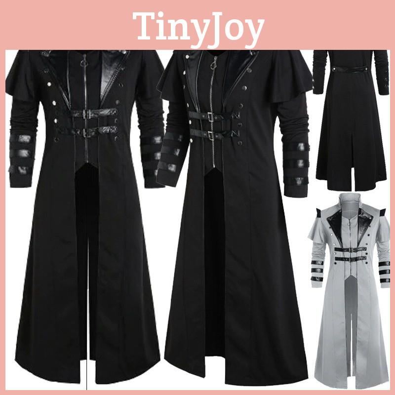 Medieval Renaissance Punk Coat For Stage Performances And Photography