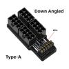 Cablecc Power Modular 90 Grad 12VHPWR Abwärtsadapter ATX 8P 4080 5090TI 16-polige Grafikkarte ATX3.0 PCI-E 5.0 12+4P