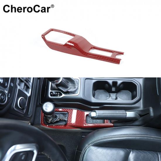 Console Gear Shift 4WD Panel Frame Decor Trim Cover Ring For Jeep Wrangler JL JT