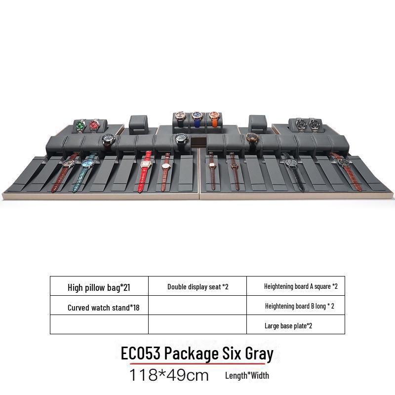 Digu Gray Multi-Grid Jewelry Display Stand