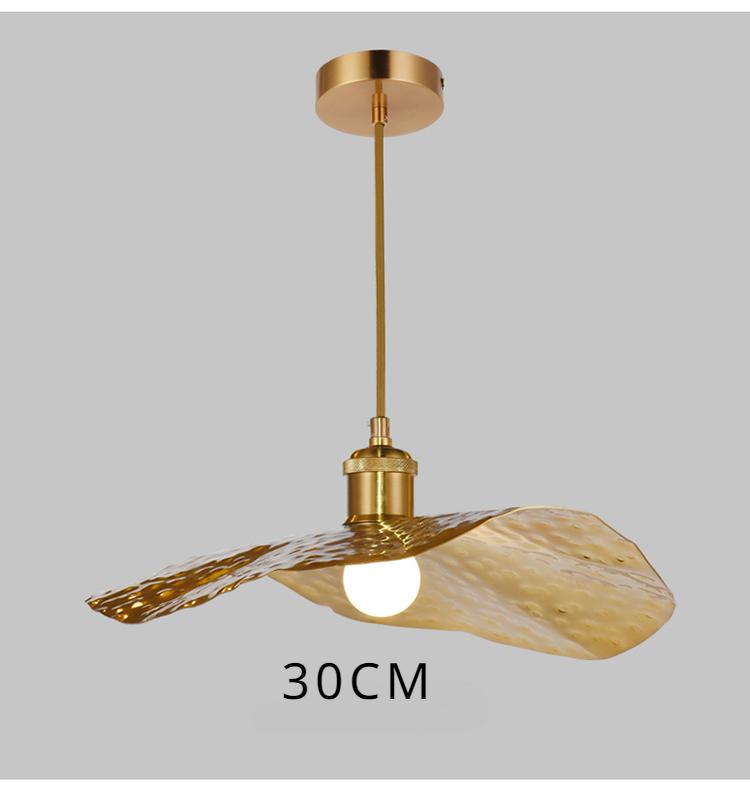 18.2 Inchs Copper Pendant Light Luxury Hanging Lamp for Dining Room Shop Bar Decoration Lighting MJ1116
