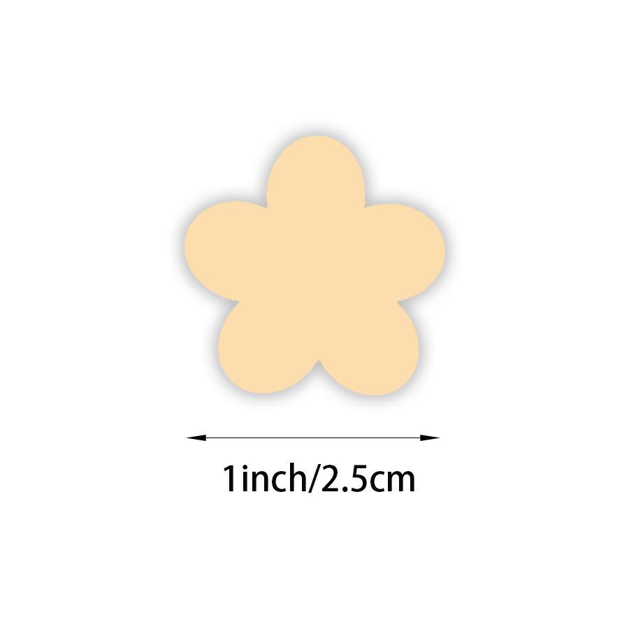 Heart-Shaped Love Stickers - 500 Self-Adhesive Labels per Roll