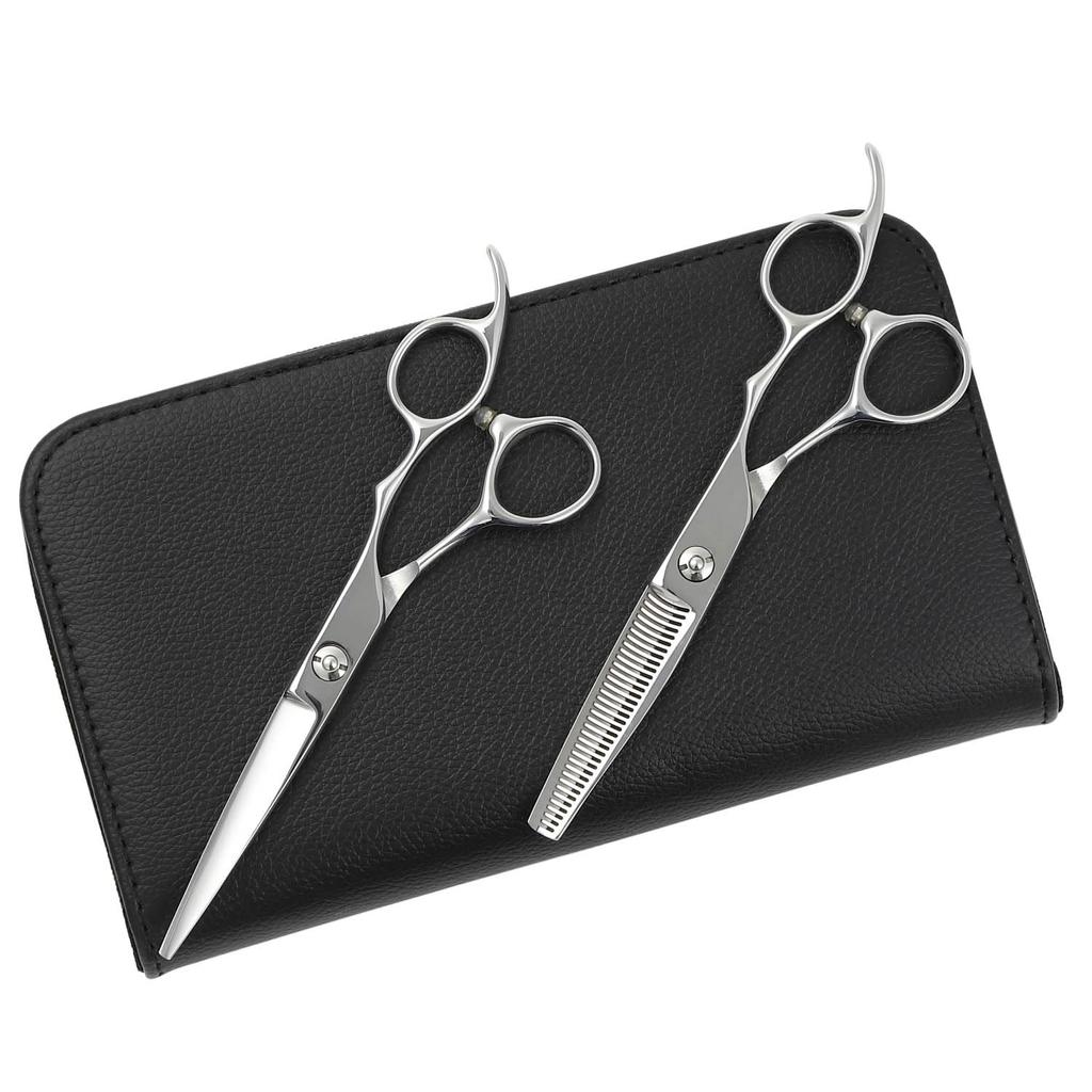 a Japanese scissors scissors thinning no set of thinning scissors and hairdresser forged finish DEEDS, manufacturer, DP-02, 2-piece set, scissors,