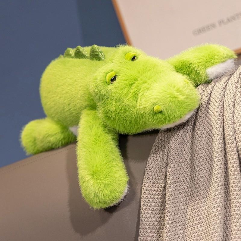 Crocodile Plush Green Toy Animal Stuffed Doll Room Bed Decoration Kids Gift
