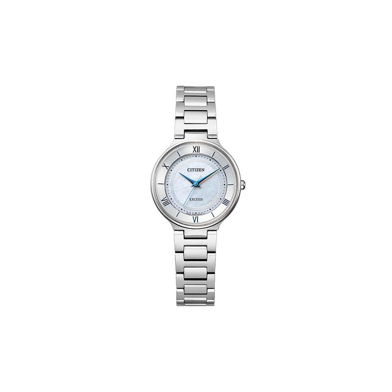 

CITIZEN Exceed series EXCEED series 50 meters waterproof, light Quartz, titanium strap, , women s watch, white dial EX2090-57A синій