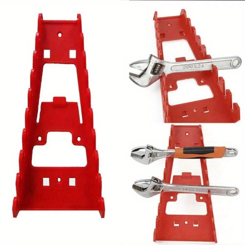 1pc Tool storage box, wrench, wrench classifier bracket, wall mounted tray rack, storage storage box, household plug tool, plast