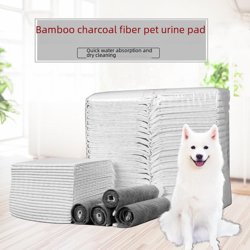 Husdjursblöjor med bambukol - Tjocka, läckagesäkra hundtoalettunderlägg